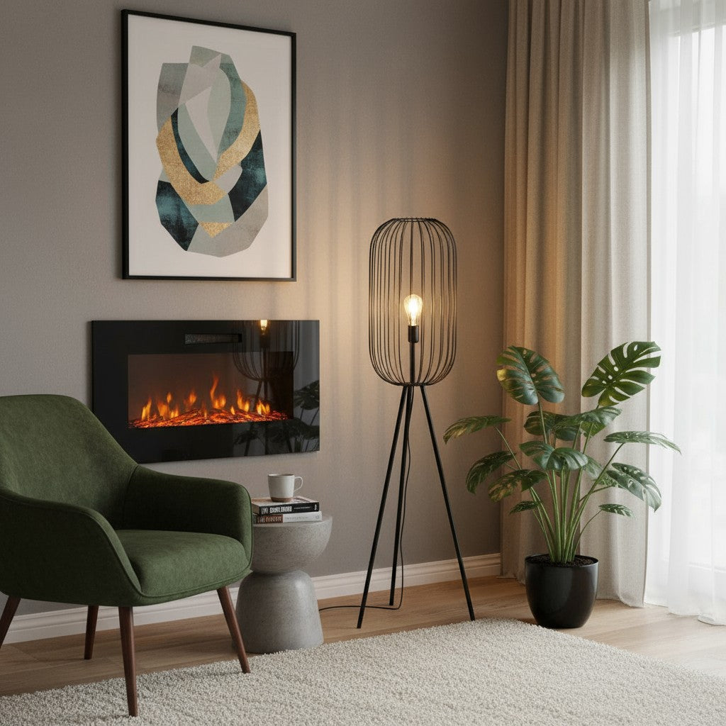 Stripe Floor Lamp for Home Office Lighting