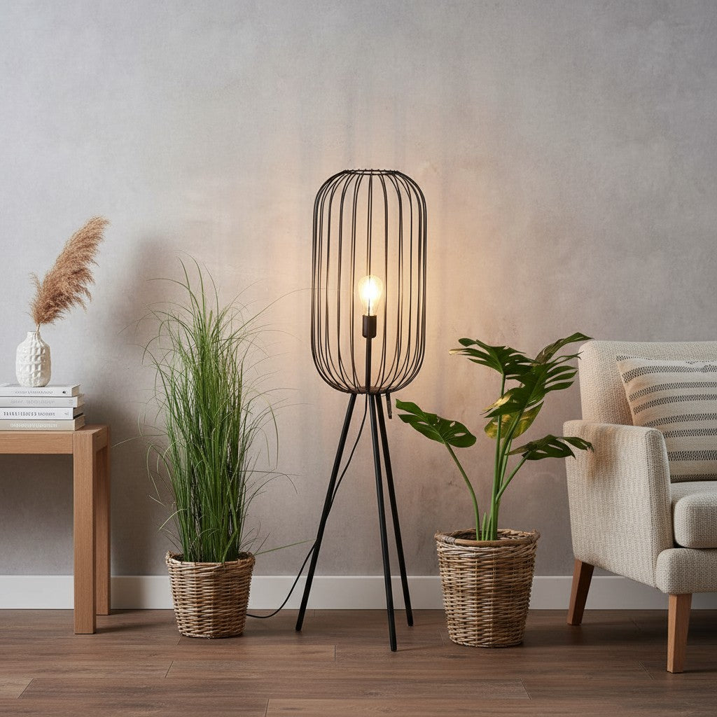 Stripe Floor Lamp for Home Office Lighting