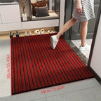 Striped Non Slip Doormat for Indoor and Outdoor Entryway Use