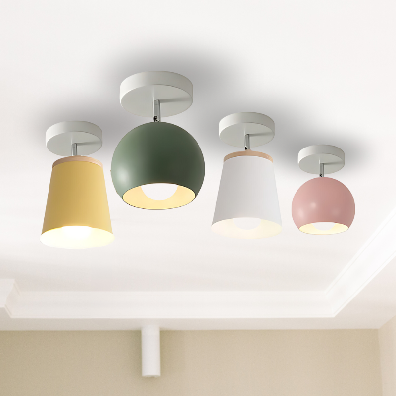 Circular Flush Mount LED Ceiling Light Fixture
