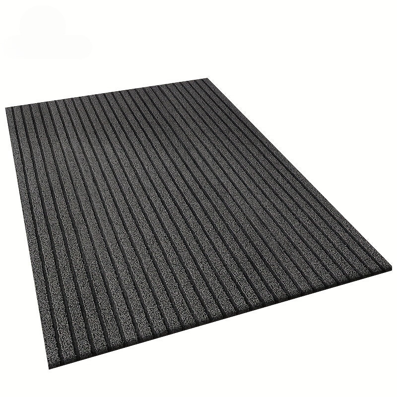 Striped Non Slip Doormat for Indoor and Outdoor Entryway Use