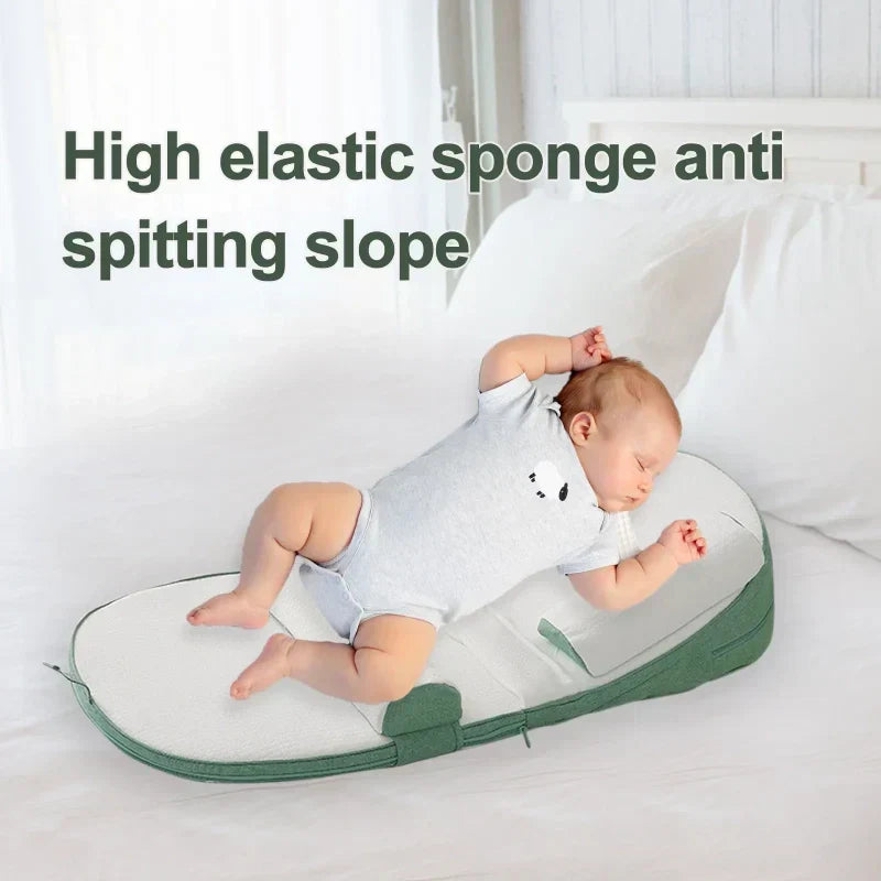 Infant Anti-Reflux Wedge Pillow with Side Sleeping Support