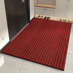 Striped Non Slip Doormat for Indoor and Outdoor Entryway Use