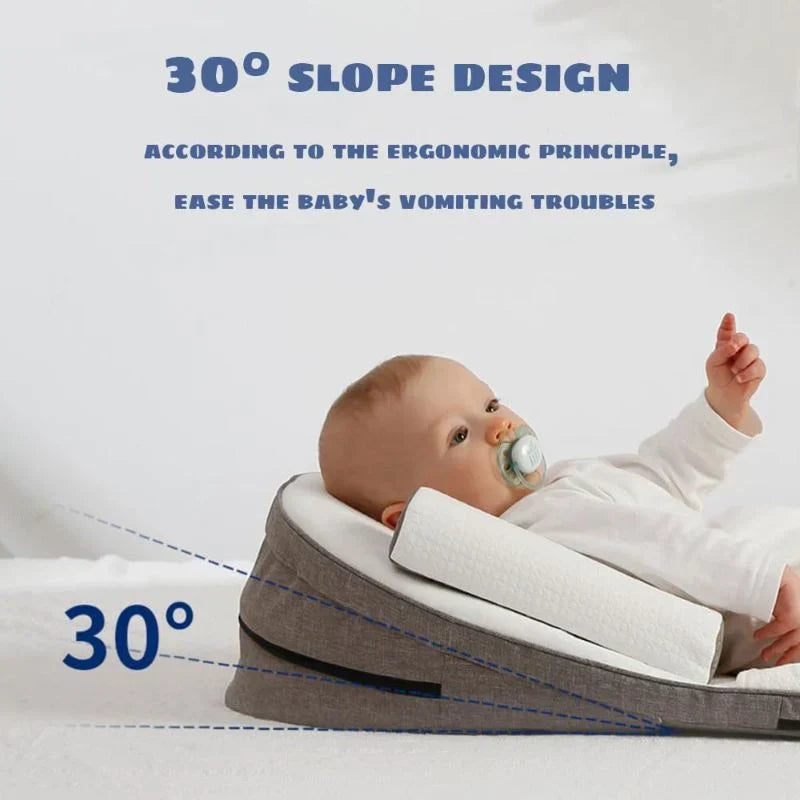 Infant Anti-Reflux Wedge Pillow with Side Sleeping Support