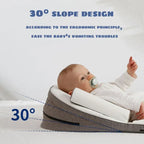 Infant Anti-Reflux Wedge Pillow with Side Sleeping Support