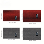 Striped Non Slip Doormat for Indoor and Outdoor Entryway Use