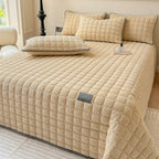 Soft Quilted Throw Blanket for Bed and Sofa Bedspread Cover