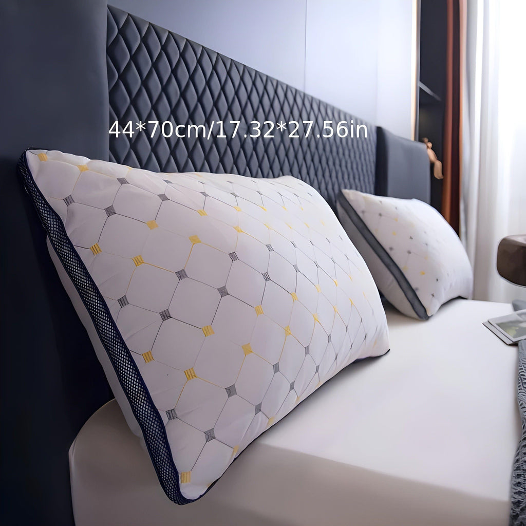 Ergonomic Neck Support Bed Pillow for Side & Back Sleepers