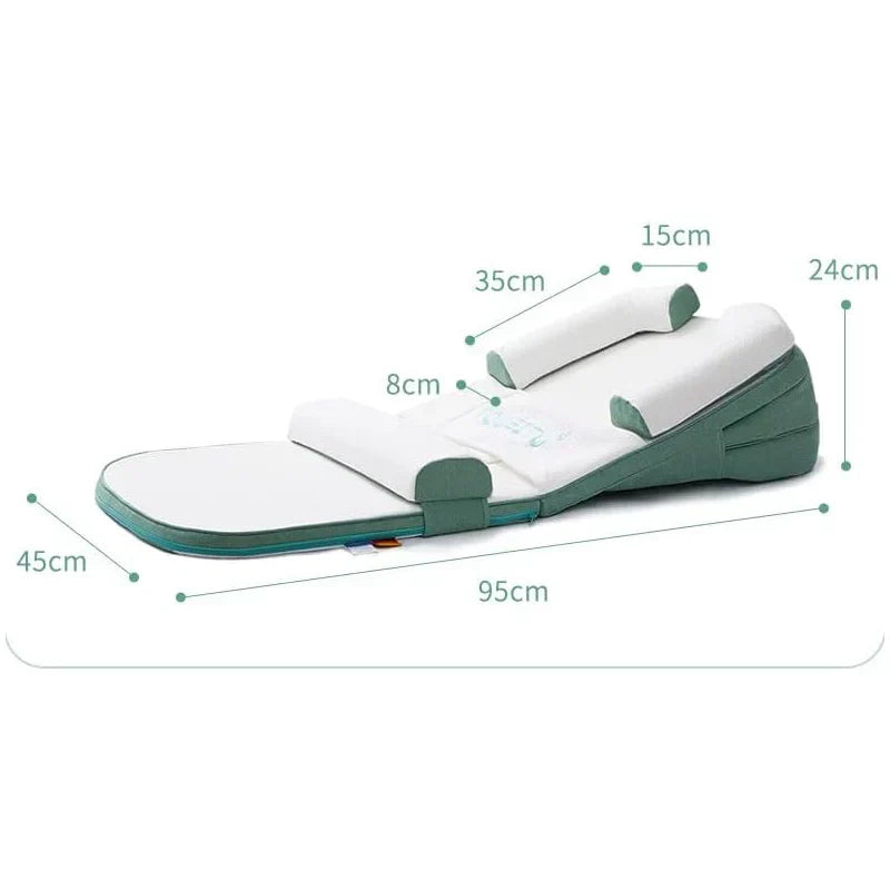 Infant Anti-Reflux Wedge Pillow with Side Sleeping Support