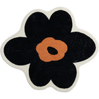Flower Shaped Soft Area Rug for Bedroom