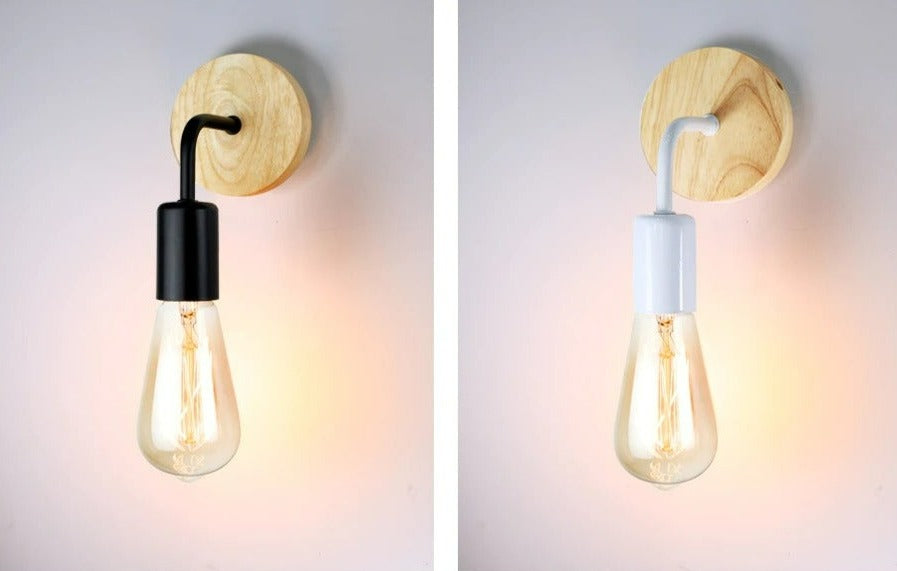 Vintage Rope Wall Sconce Lamp Rustic Industrial Wall Mounted Light