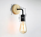 Vintage Rope Wall Sconce Lamp Rustic Industrial Wall Mounted Light