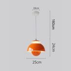 Nordic Black LED Pendant Light with Modern Scandinavian Design