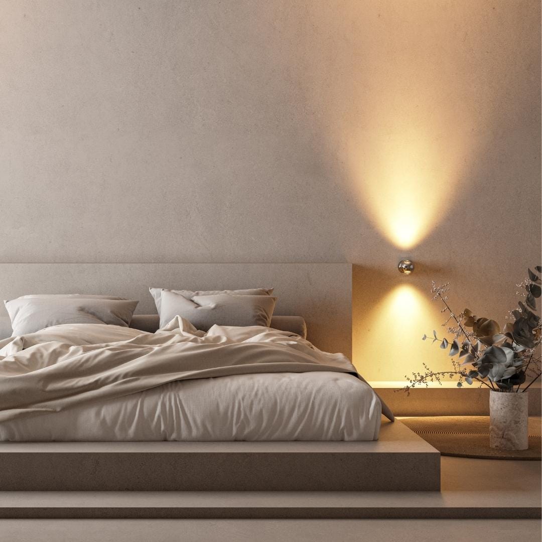 Modern Chrome LED Wall Spot Light with Touch Dimmable Control