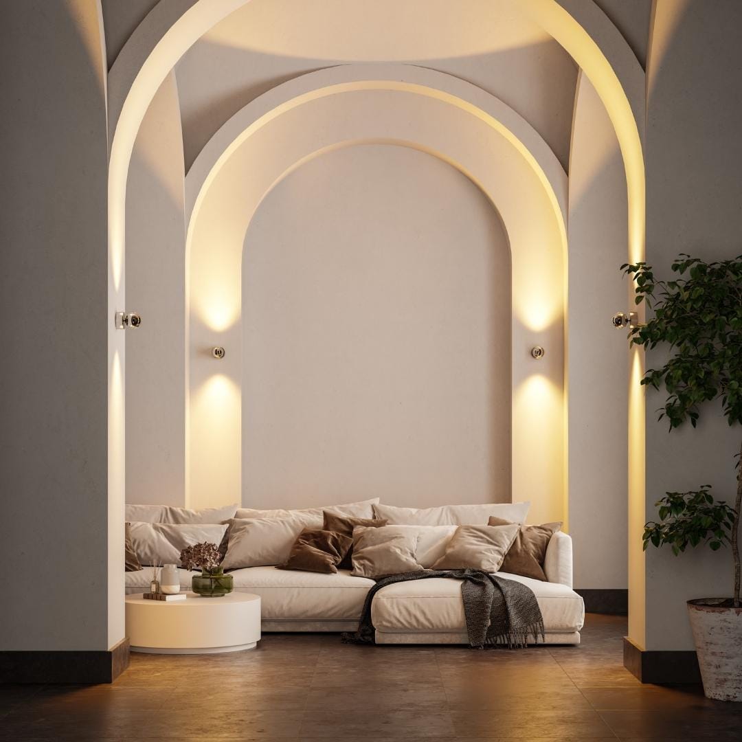 Modern Chrome LED Wall Spot Light with Touch Dimmable Control