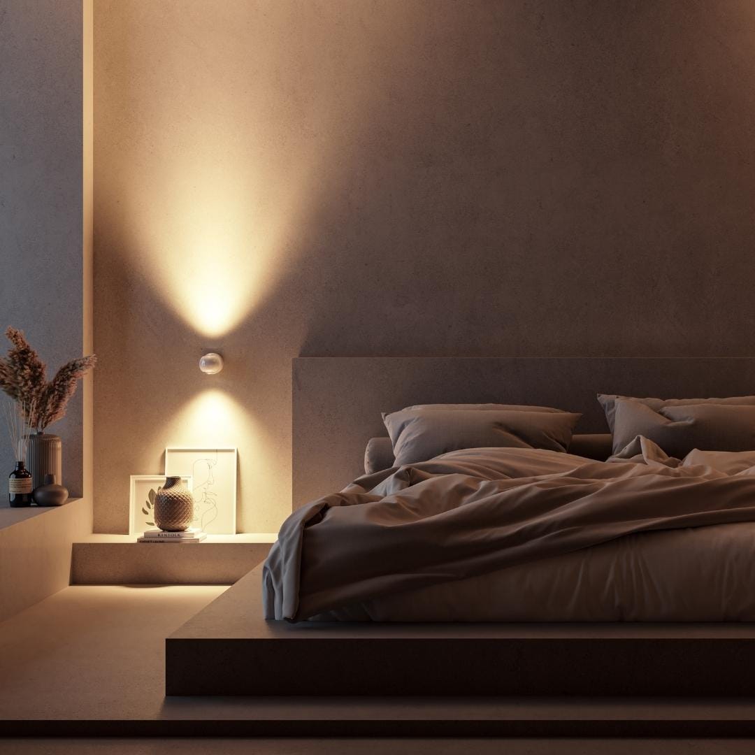 Modern Chrome LED Wall Spot Light with Touch Dimmable Control