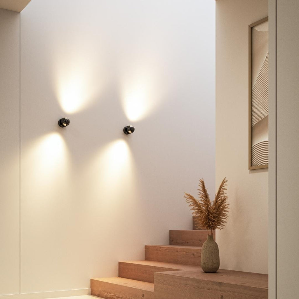 Modern Chrome LED Wall Spot Light with Touch Dimmable Control
