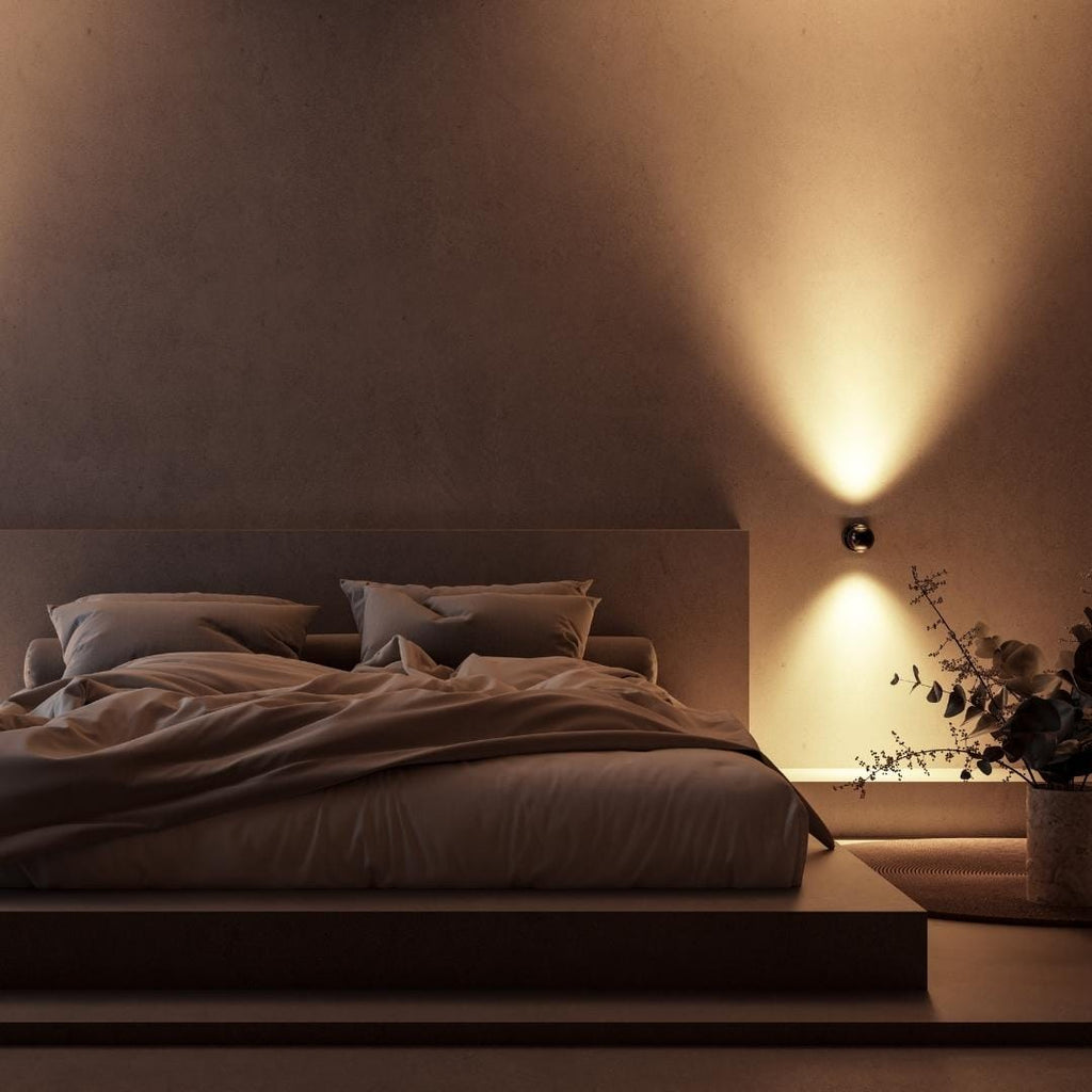 Modern Chrome LED Wall Spot Light with Touch Dimmable Control