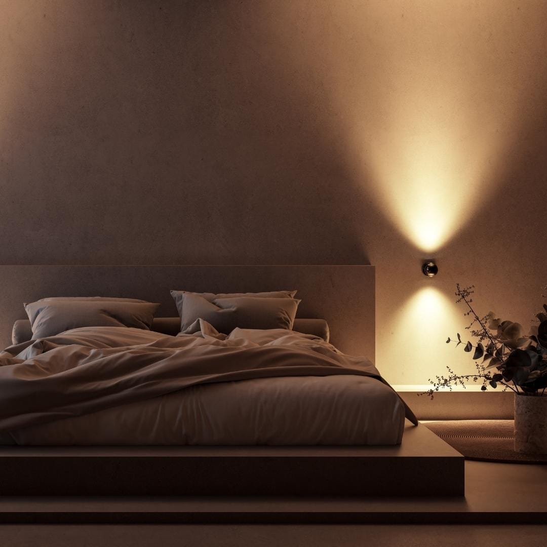 Modern Chrome LED Wall Spot Light with Touch Dimmable Control