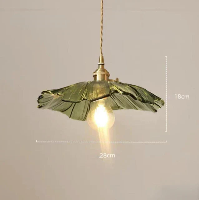 Modern Flower Glass Pendant Light – Artistic Hanging Ceiling Lamp