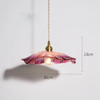 Modern Flower Glass Pendant Light – Artistic Hanging Ceiling Lamp