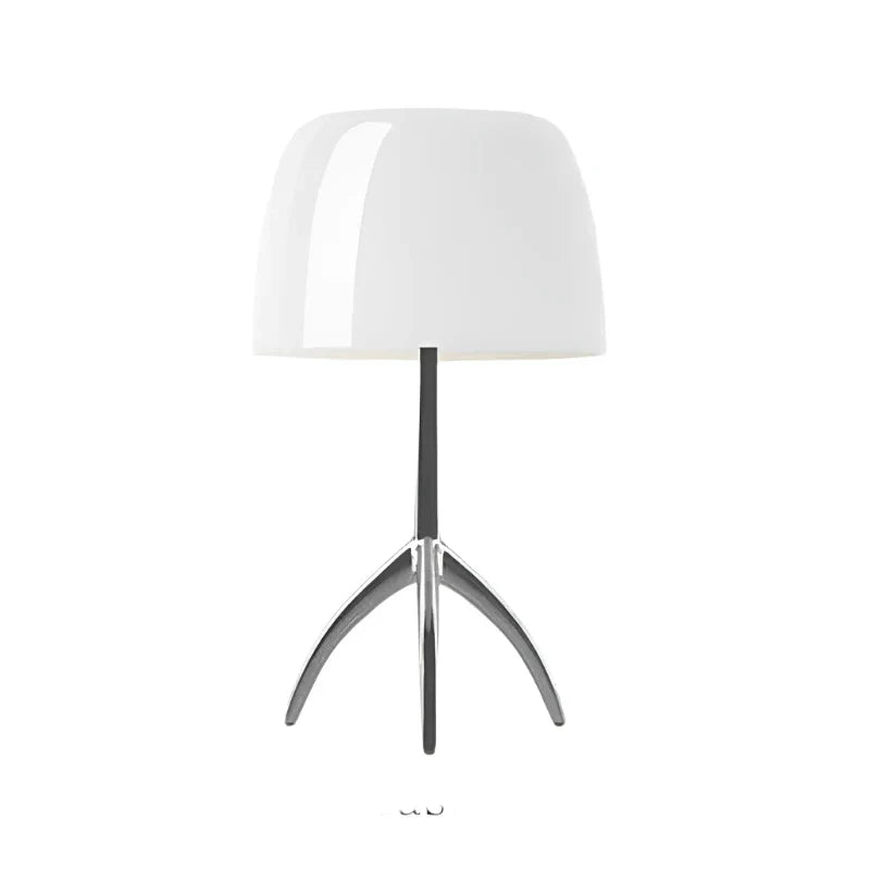Modern Red Mushroom Table Lamp Nordic Tripod LED Desk Lamp