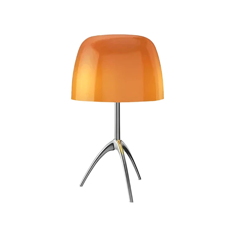 Modern Red Mushroom Table Lamp Nordic Tripod LED Desk Lamp
