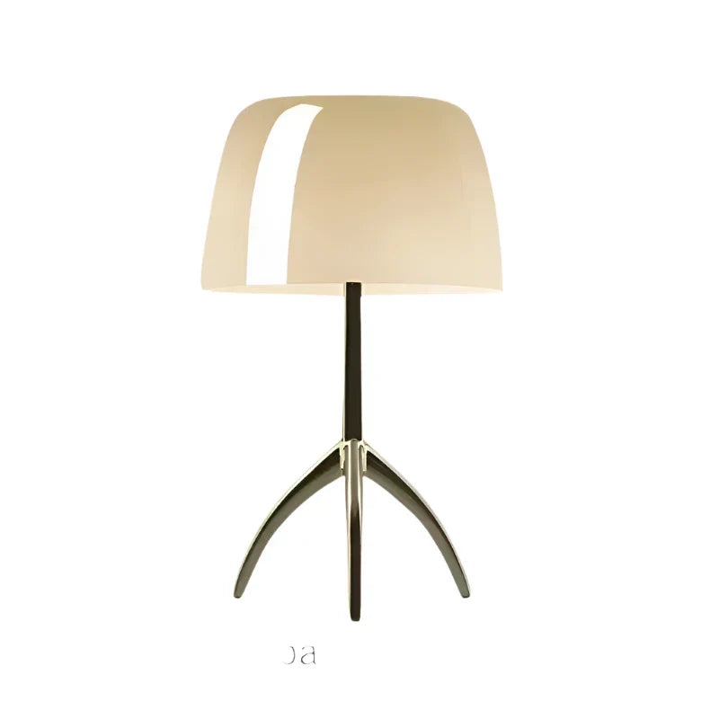 Modern Red Mushroom Table Lamp Nordic Tripod LED Desk Lamp