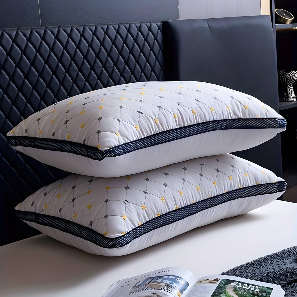 Ergonomic Neck Support Bed Pillow for Side & Back Sleepers