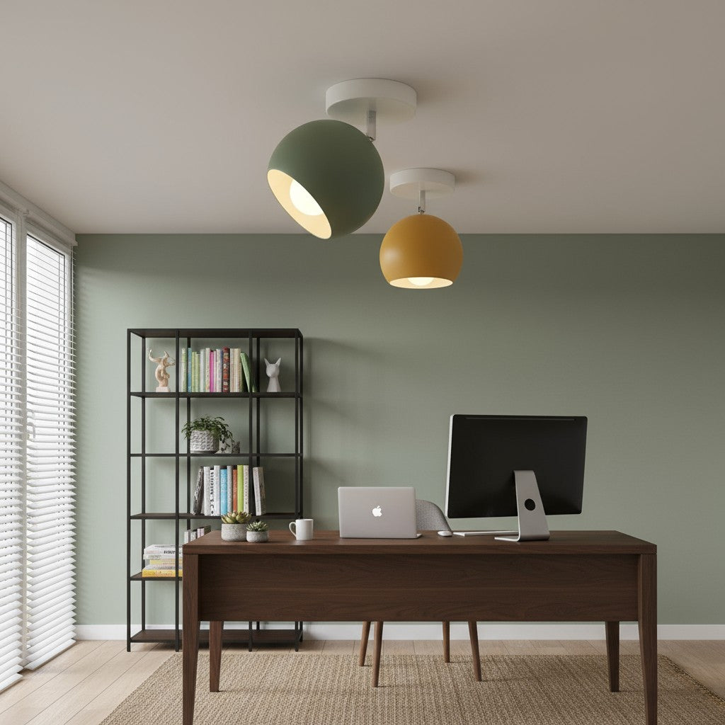 Circular Flush Mount LED Ceiling Light Fixture