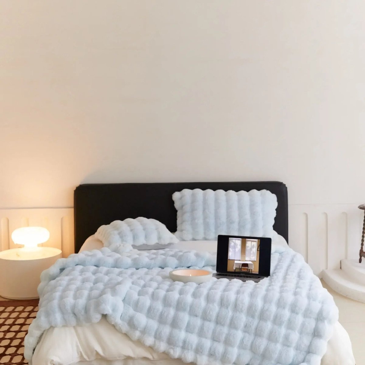 Luxury Plush Winter Blanket Throw Ultra Soft Warm Faux Fur Bed