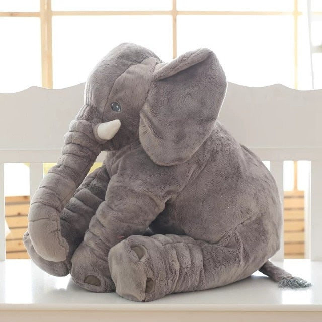 Soft Elephant Plush Pillow for Toddlers Cute Stuffed Animal Cushion