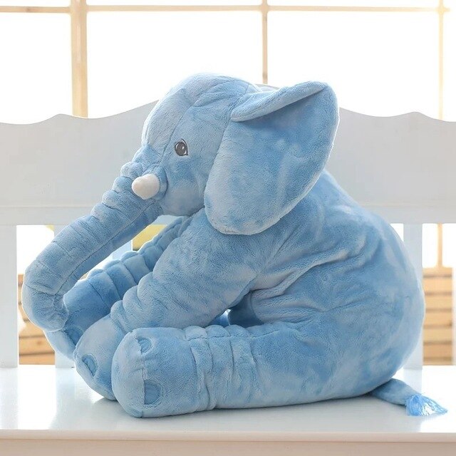 Soft Elephant Plush Pillow for Toddlers Cute Stuffed Animal Cushion
