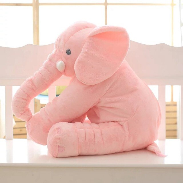 Soft Elephant Plush Pillow for Toddlers Cute Stuffed Animal Cushion