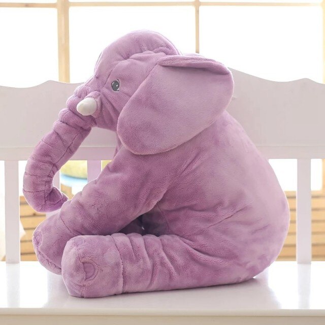 Soft Elephant Plush Pillow for Toddlers Cute Stuffed Animal Cushion